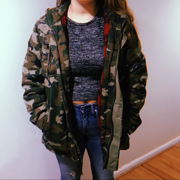 Aeropostale Jackets & Blazers - Camouflage winter coat